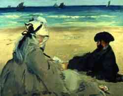 Edouard Manet - On the Beach 1873