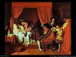 Stile Troubadour - Ingres - La morte di Leonardo da Vinci 