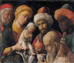 Adorazione dei Magi di Mantegna
