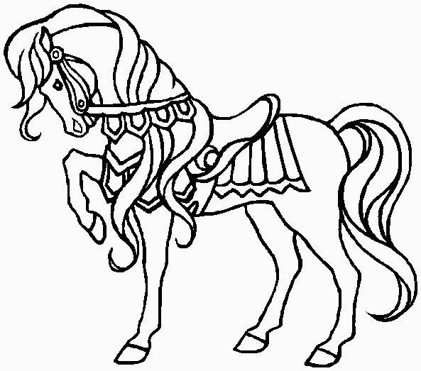 Disegni da colorare temi vari 2 for Immagini di cavalli da disegnare