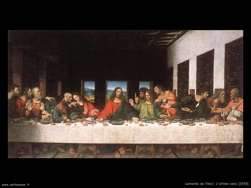 Leonardo da vinci the last supper.