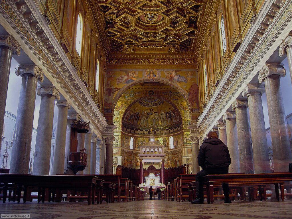Базилика Санта-Мария-ин-Трастевере в Риме (Basilica di Santa Maria in Trastevere)