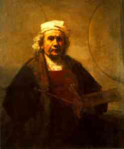Harmenszoon van Rijn Rembrandt  -  Autoritratto 1663