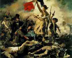  Romanticismo - La libertà che guida il popolo - Delacroix 1830