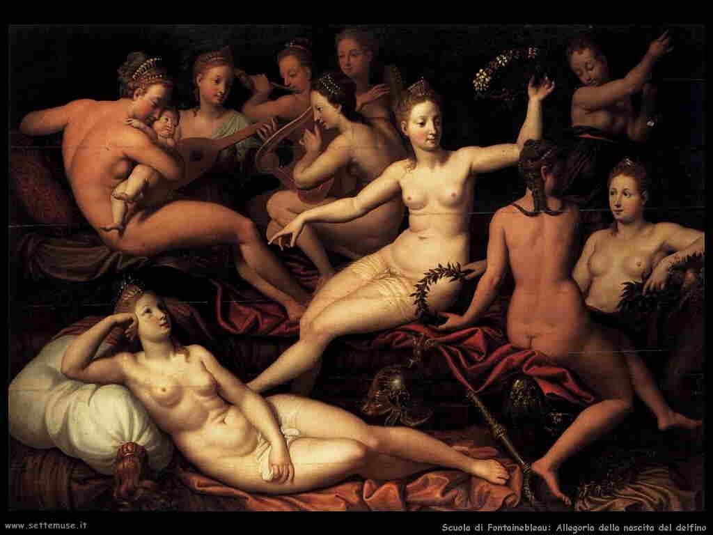 fontainebleau scuola   allegory_of_the_birth_of_the_dauphin