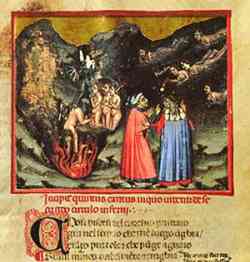 Dante incontra Paolo e Francesca nella Divina Commedia