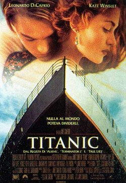 Kate Winslet nel film Titanic