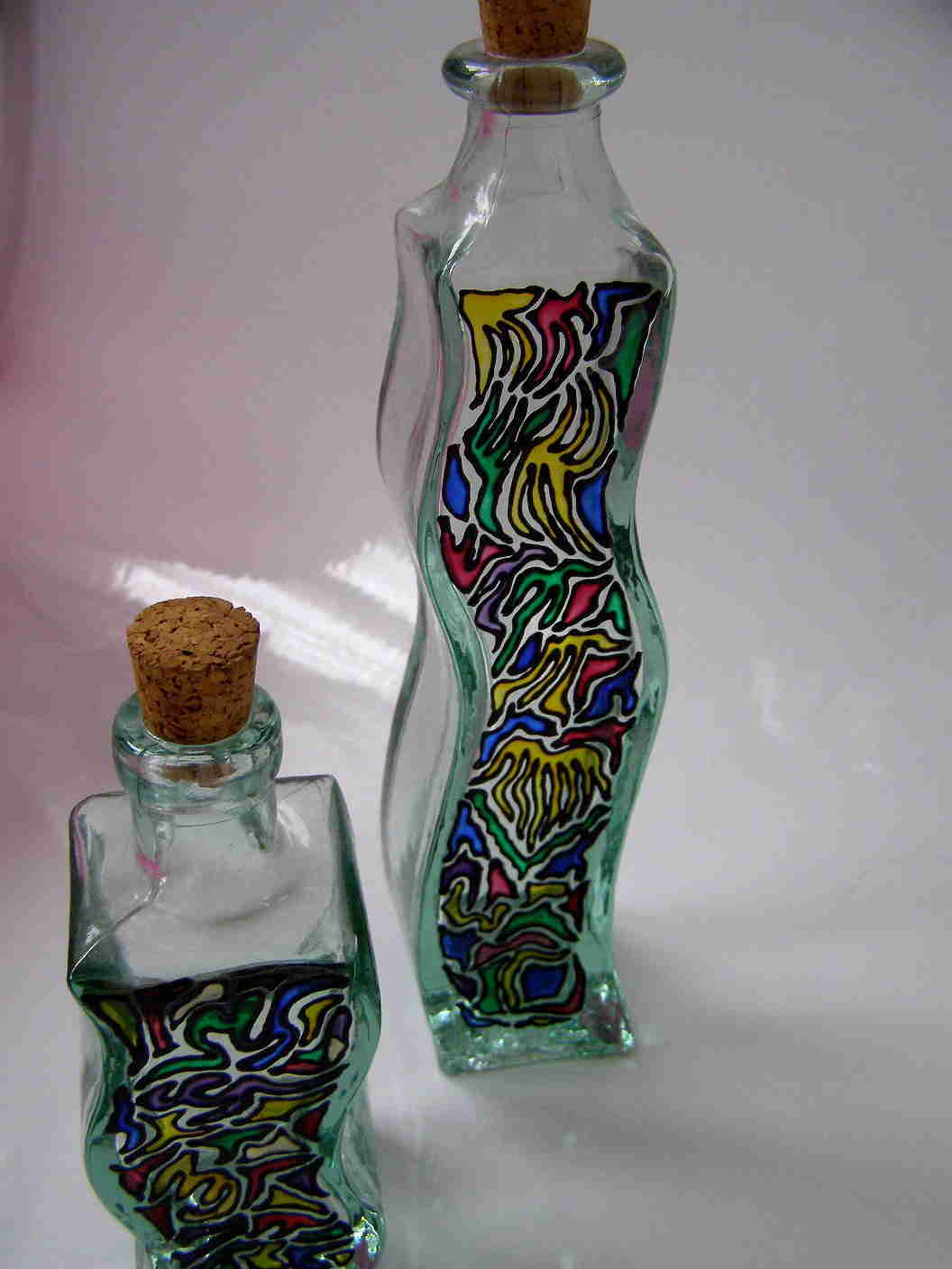 Bottiglie decorate