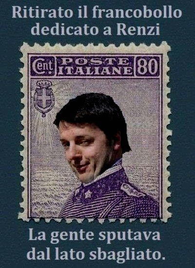 francobollo Renzi