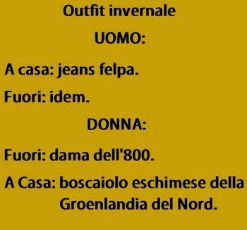 outfit uomo donna