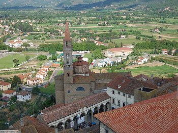 Castiglione Fiorentino - Vista dalla Torre
