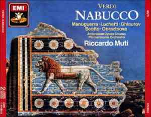 Opera Nabucco di Giuseppe Verdi