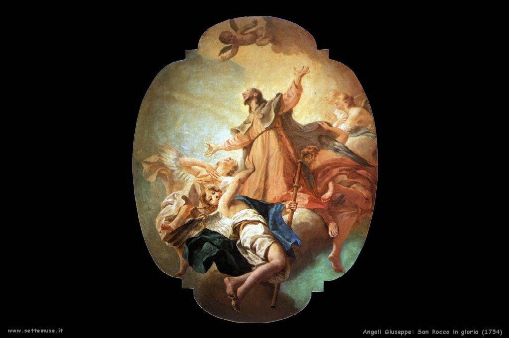 San Rocco in gloria (1754)