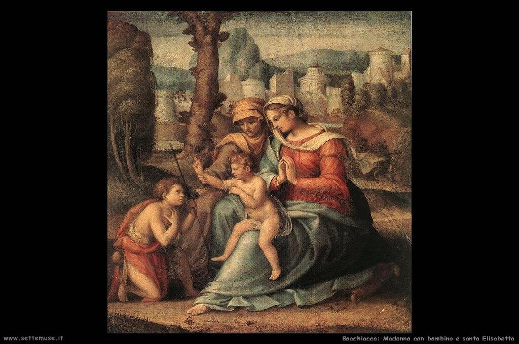 Madonna con bambino e santa Elisabetta