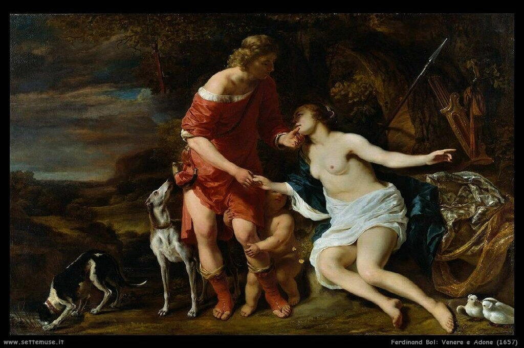 Venere e Adone 1657