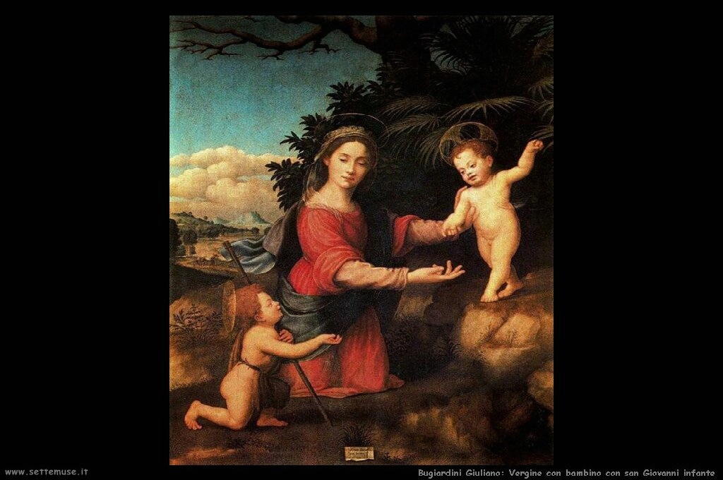Vergine e bambino con san Giovanni infante