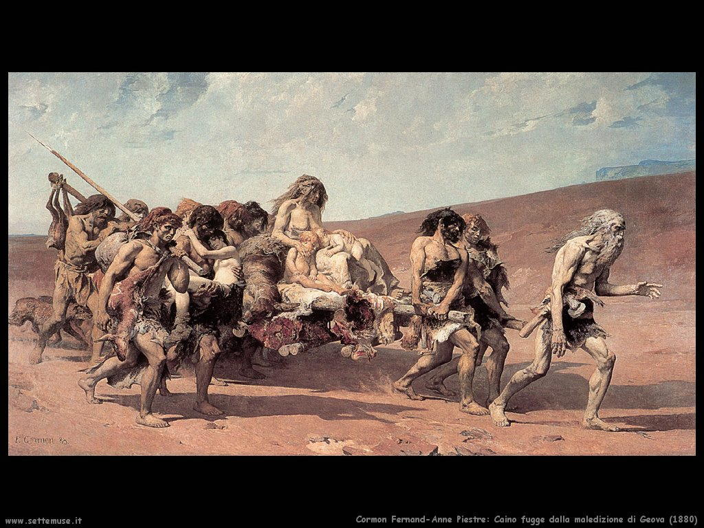 Caino fugge dalla maledizione di Geova (1880)