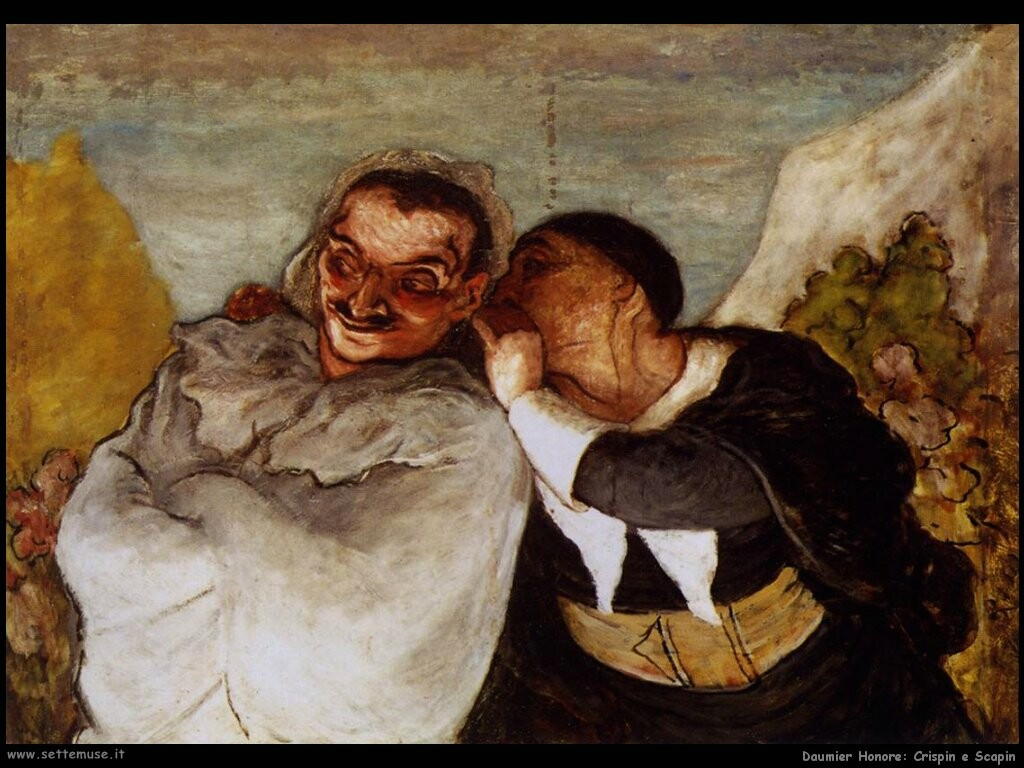 daumier honore  Crispin e Scapin