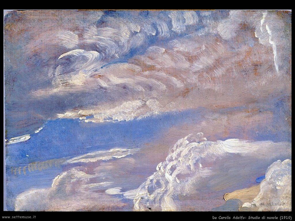 de_carolis_adolfo Studio di nuvole (1910)