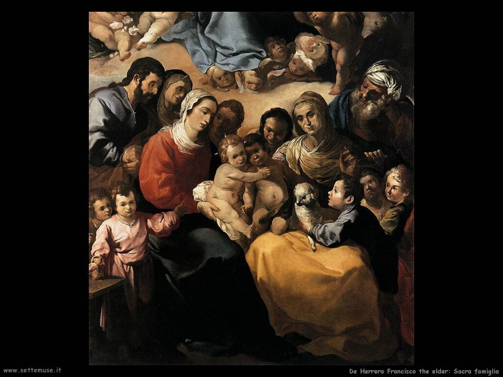 de herrera francisco the elder  Sacra famiglia