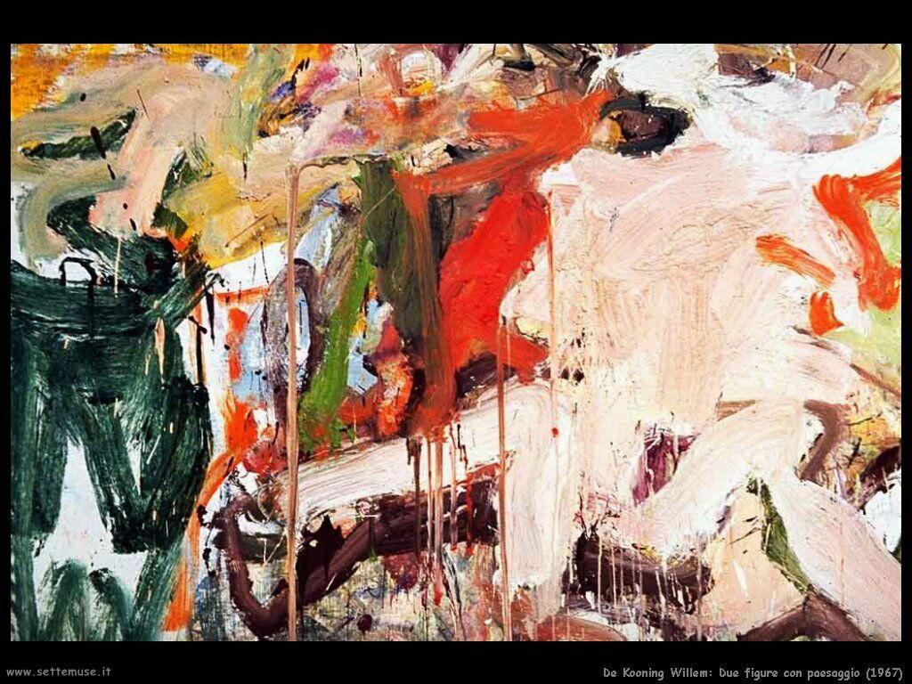 de_kooning_willem Due figure con paesaggio (1967)
