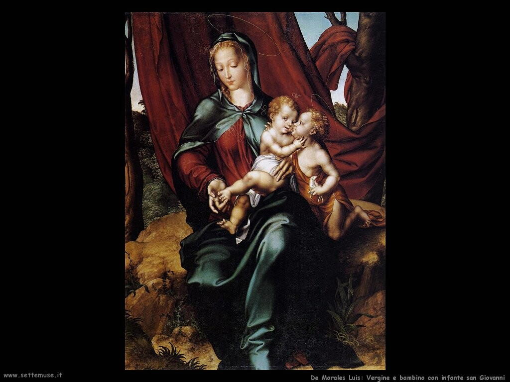 de morales luis Vergine e bambino con il giovane san Giovanni