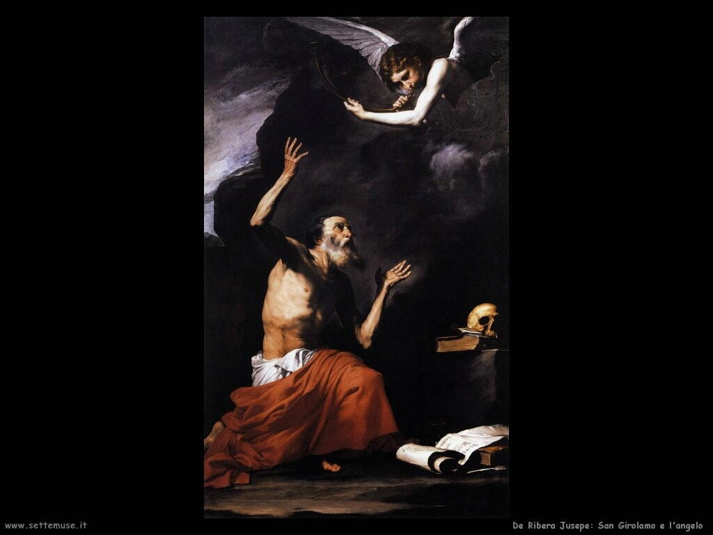 de ribera jusepe San Girolamo e l'angelo
