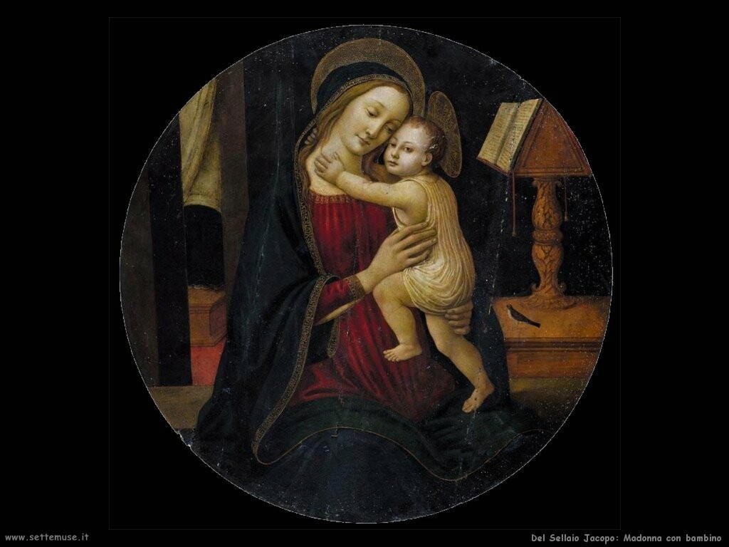 del sellaio jacopo  Madonna con bambino