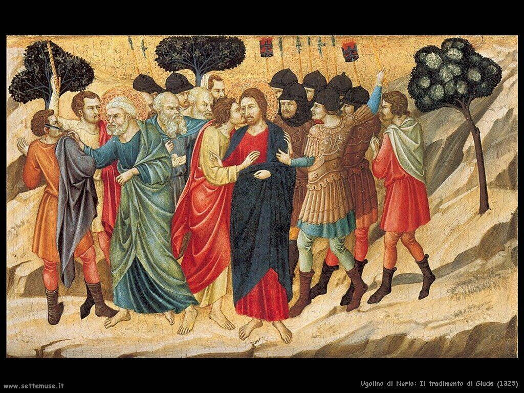 ugolino di nerio Il tradimento di Giuda (1325)