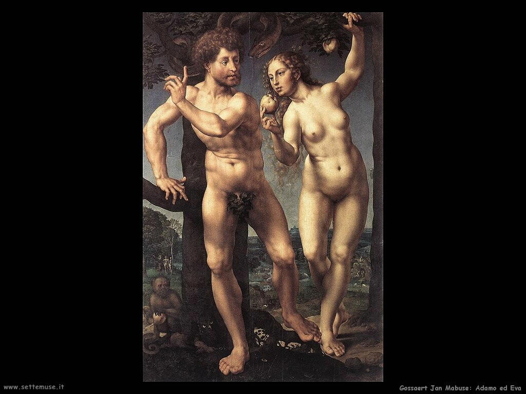 gossaert jan mabuse   Adamo ed Eva