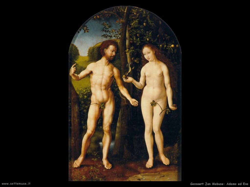 gossaert jan mabuse  Adamo ed Eva