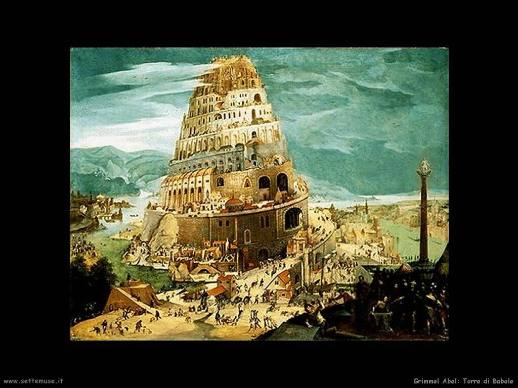 grimmer abel La torre di Babele
