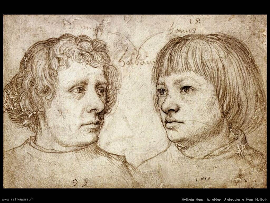 holbein hans the elder Ambrosius e Hans Holbein