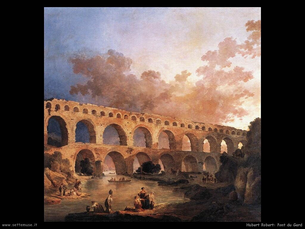 hubert robert Pont du Gard