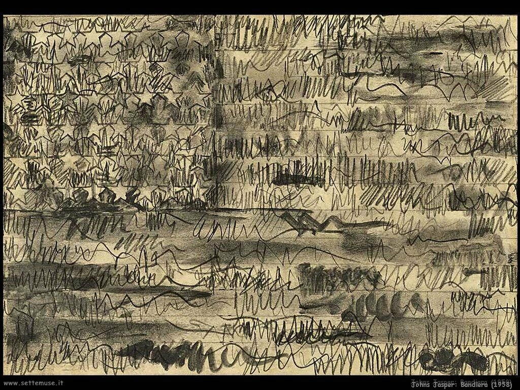 Jasper Johns: Bandiera (1958)