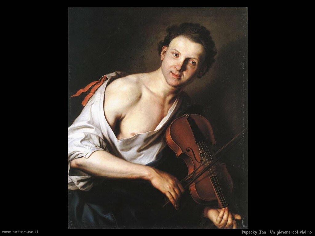 kupecky jan Un giovane col violino