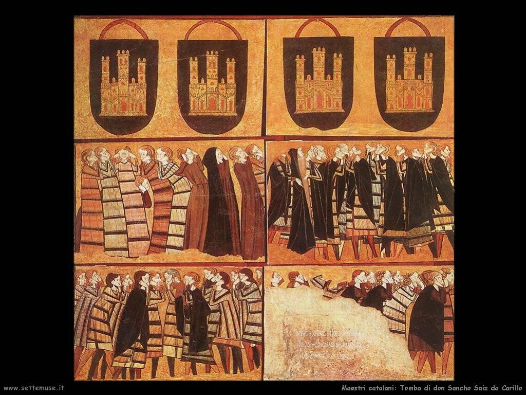 maestri sconosciuti catalani Tomba di don Sancho Saiz de Carillo