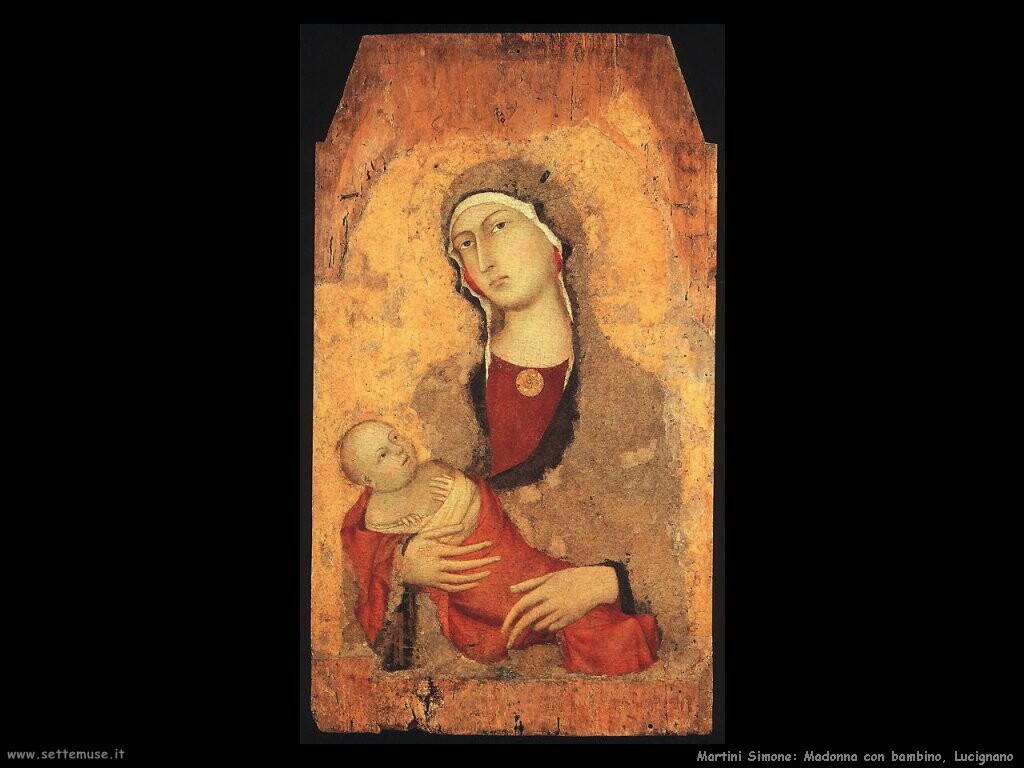 martini simone  Madonna con bambino da Lucignano