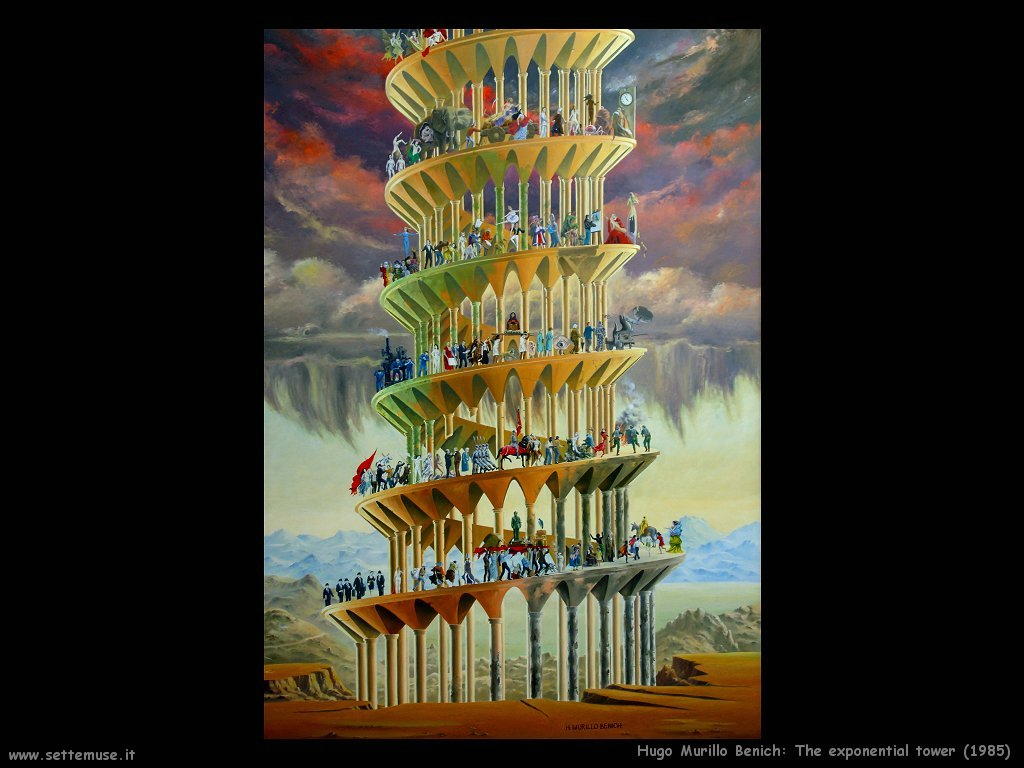 hugo murillo benich the exponential tower (1985)