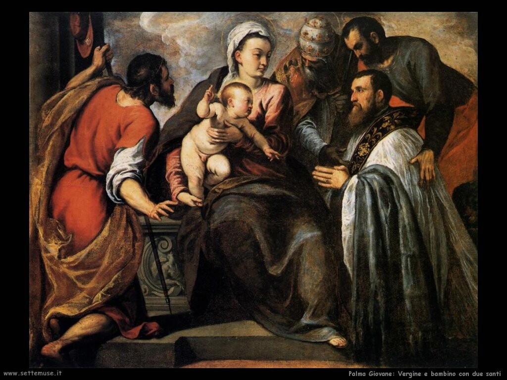 palma giovane  Vergine con bambino e santi
