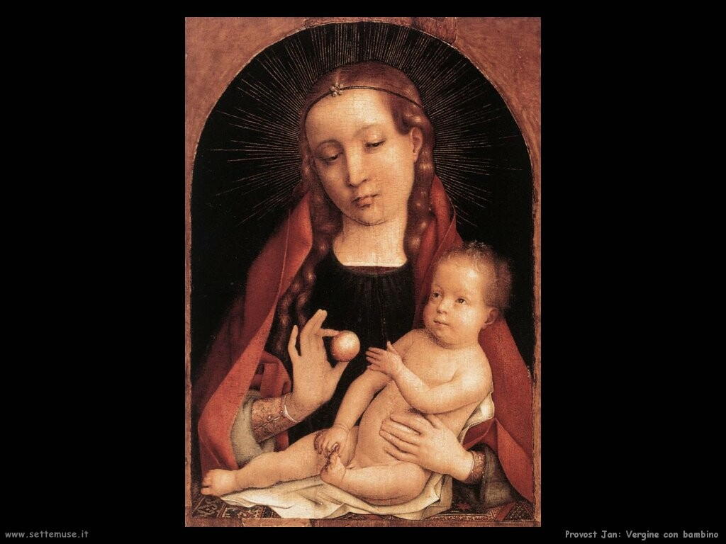 provost jan Vergine con bambino