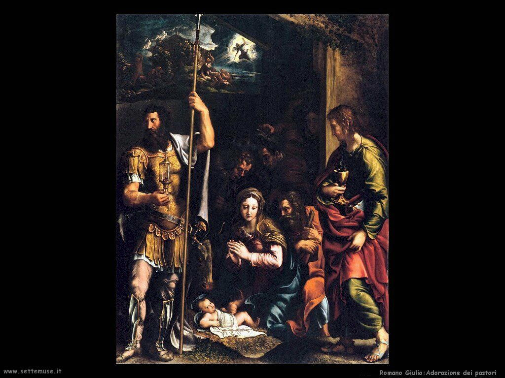 Romano Giulio Adorazione dei pastori