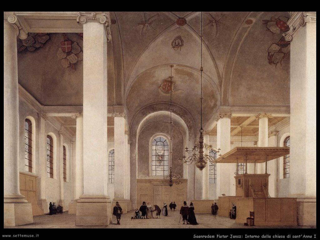 Saenredam Pieter Jansz Chiesa di Sant'Anna - Utrech