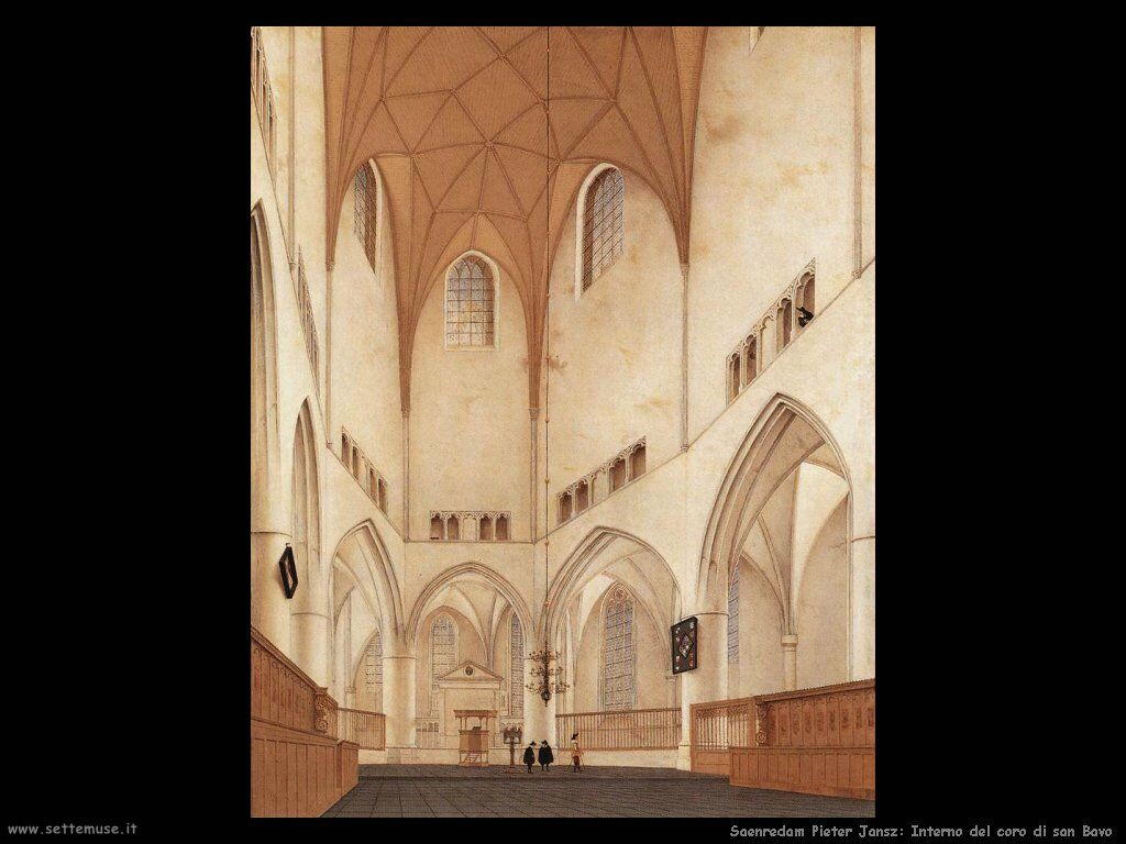 Saenredam Pieter Jansz Interno della Chiesa di S.Bavo - Haarlem