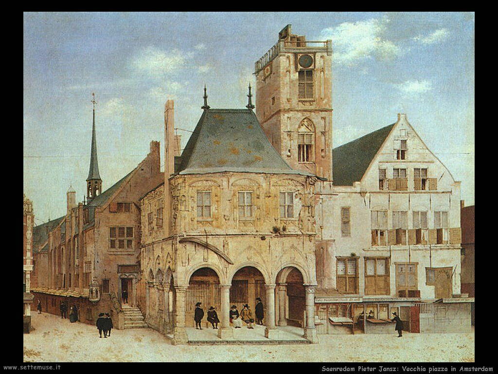 Saenredam Pieter Jansz Vecchio Municipio ad Amsterdam