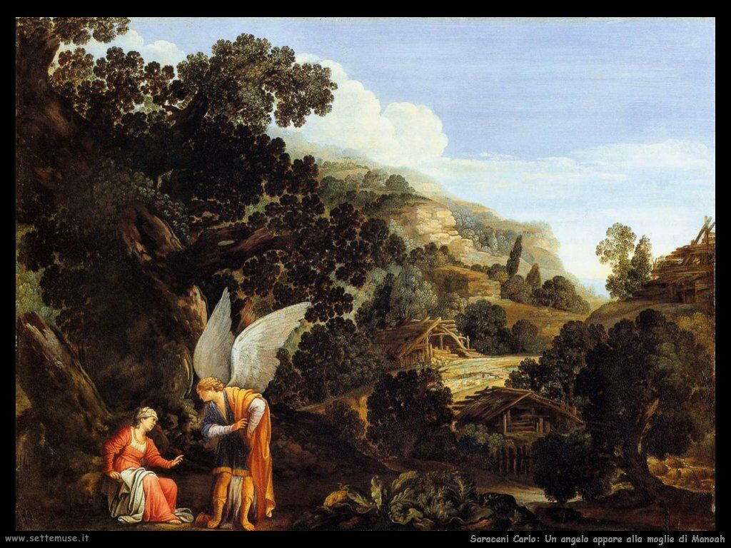 Saraceni Carlo Un angelo appare alla moglie di Manoah