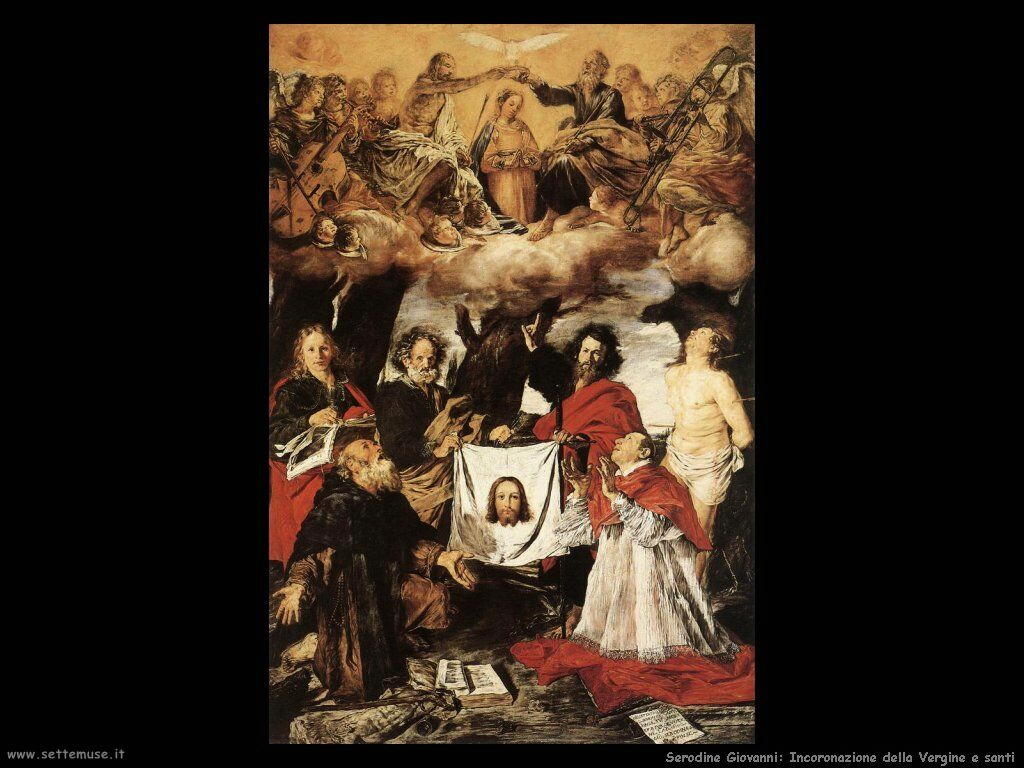 Serodine Giovanni La Vergine con santi