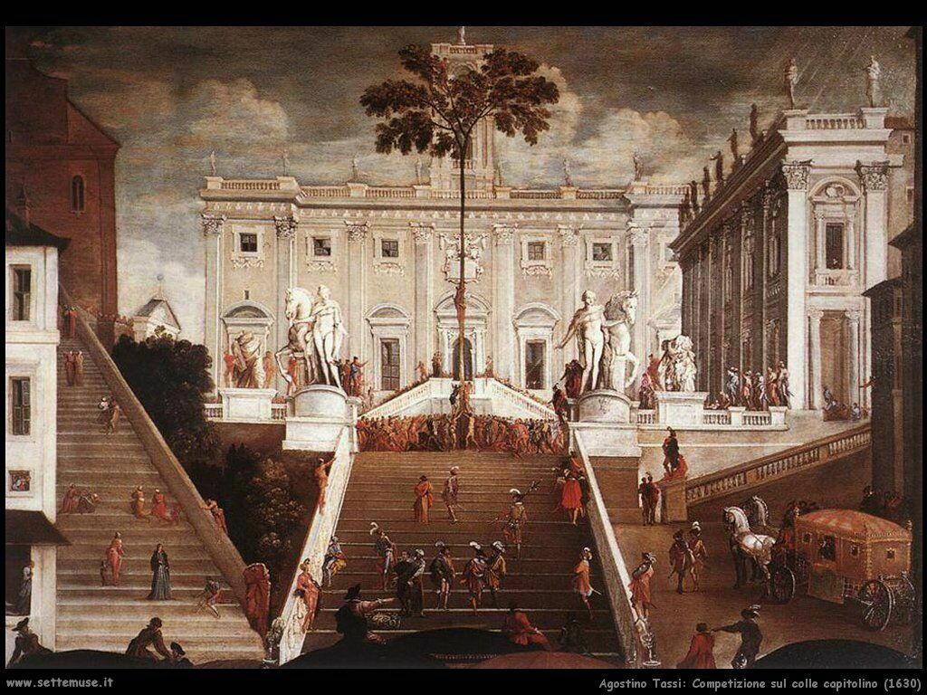 Tassi Agostino Competizione sul colle Capitolino (1630)
