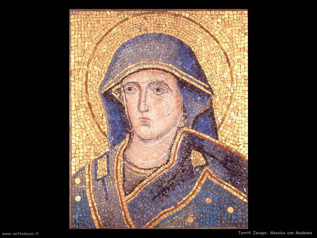 Torriti Jacopo Mosaico con Madonna