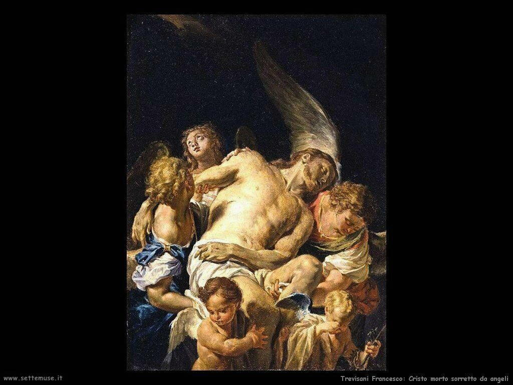 Trevisani Francesco Cristo morto trasportato dagli angeli